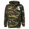 Unisex Camo Fleece Hoodie Sweatshirt Thumbnail
