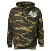 Unisex Camo Fleece Hoodie Sweatshirt Thumbnail