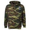 Unisex Camo Fleece Hoodie Sweatshirt Thumbnail