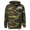Unisex Camo Fleece Hoodie Sweatshirt Thumbnail