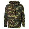 Unisex Camo Fleece Hoodie Sweatshirt Thumbnail