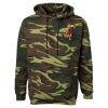 Unisex Camo Fleece Hoodie Sweatshirt Thumbnail