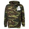Unisex Camo Fleece Hoodie Sweatshirt Thumbnail