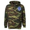 Unisex Camo Fleece Hoodie Sweatshirt Thumbnail