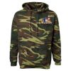 Unisex Camo Fleece Hoodie Sweatshirt Thumbnail