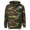 Unisex Camo Fleece Hoodie Sweatshirt Thumbnail