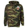 Unisex Camo Fleece Hoodie Sweatshirt Thumbnail