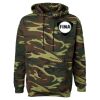 Unisex Camo Fleece Hoodie Sweatshirt Thumbnail