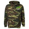 Unisex Camo Fleece Hoodie Sweatshirt Thumbnail