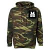 Unisex Camo Fleece Hoodie Sweatshirt Thumbnail