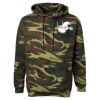 Unisex Camo Fleece Hoodie Sweatshirt Thumbnail