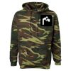 Unisex Camo Fleece Hoodie Sweatshirt Thumbnail