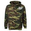Unisex Camo Fleece Hoodie Sweatshirt Thumbnail