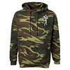 Unisex Camo Fleece Hoodie Sweatshirt Thumbnail