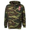 Unisex Camo Fleece Hoodie Sweatshirt Thumbnail