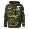 Unisex Camo Fleece Hoodie Sweatshirt Thumbnail
