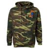 Unisex Camo Fleece Hoodie Sweatshirt Thumbnail