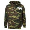 Unisex Camo Fleece Hoodie Sweatshirt Thumbnail