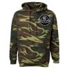 Unisex Camo Fleece Hoodie Sweatshirt Thumbnail