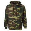 Unisex Camo Fleece Hoodie Sweatshirt Thumbnail