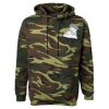 Unisex Camo Fleece Hoodie Sweatshirt Thumbnail