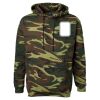 Unisex Camo Fleece Hoodie Sweatshirt Thumbnail
