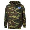 Unisex Camo Fleece Hoodie Sweatshirt Thumbnail