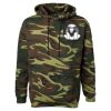 Unisex Camo Fleece Hoodie Sweatshirt Thumbnail