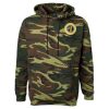 Unisex Camo Fleece Hoodie Sweatshirt Thumbnail