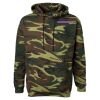 Unisex Camo Fleece Hoodie Sweatshirt Thumbnail