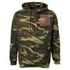 Unisex Camo Fleece Hoodie Sweatshirt Thumbnail