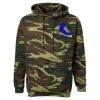 Unisex Camo Fleece Hoodie Sweatshirt Thumbnail