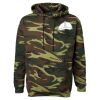 Unisex Camo Fleece Hoodie Sweatshirt Thumbnail