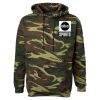 Unisex Camo Fleece Hoodie Sweatshirt Thumbnail