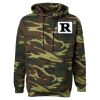 Unisex Camo Fleece Hoodie Sweatshirt Thumbnail