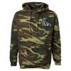 Unisex Camo Fleece Hoodie Sweatshirt Thumbnail