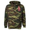 Unisex Camo Fleece Hoodie Sweatshirt Thumbnail