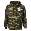 Unisex Camo Fleece Hoodie Sweatshirt Thumbnail