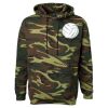 Unisex Camo Fleece Hoodie Sweatshirt Thumbnail