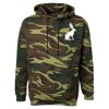 Unisex Camo Fleece Hoodie Sweatshirt Thumbnail