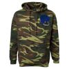 Unisex Camo Fleece Hoodie Sweatshirt Thumbnail