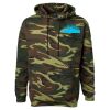 Unisex Camo Fleece Hoodie Sweatshirt Thumbnail