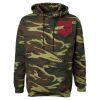 Unisex Camo Fleece Hoodie Sweatshirt Thumbnail