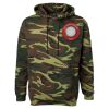Unisex Camo Fleece Hoodie Sweatshirt Thumbnail