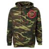 Unisex Camo Fleece Hoodie Sweatshirt Thumbnail