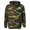 Unisex Camo Fleece Hoodie Sweatshirt Thumbnail