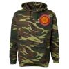 Unisex Camo Fleece Hoodie Sweatshirt Thumbnail