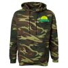 Unisex Camo Fleece Hoodie Sweatshirt Thumbnail