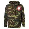 Unisex Camo Fleece Hoodie Sweatshirt Thumbnail
