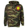 Unisex Camo Fleece Hoodie Sweatshirt Thumbnail
